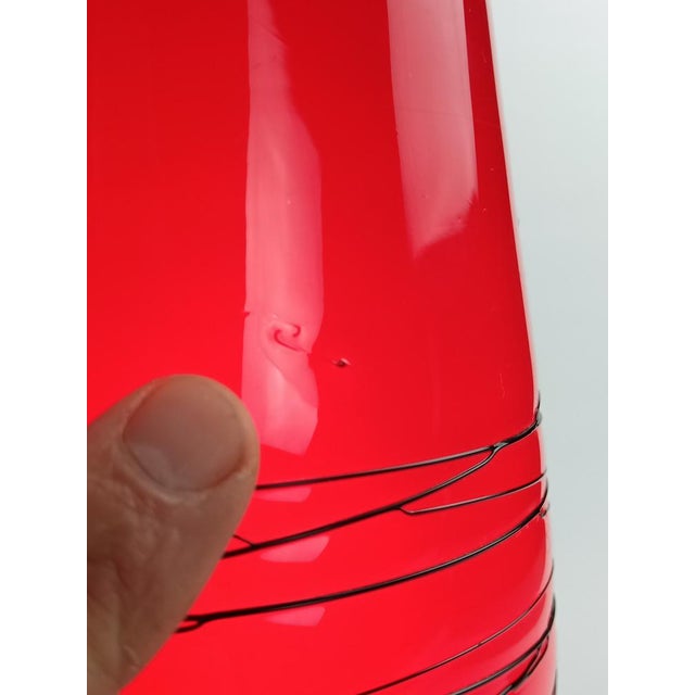 Opal Glass Table Lamp, 1990s For Sale - Image 7 of 14