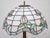 Vintage Brass Lamp with Tiffany Shade For Sale - Image 3 of 8