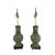 Chinoiserie Late 19th Century Bronze Chinoiserie Lamps With Dragon Handles and Rosewood Base - a Pair For Sale - Image 3 of 4