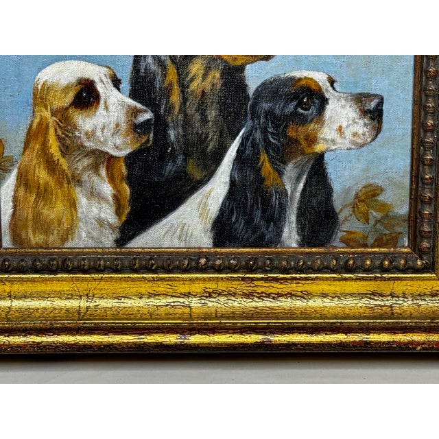 The Faithful Companions – Trio of Cocker Spaniels, Oil on Canvas, Attributed to Dorothy Alexandra Johnson (1902–1988), In...