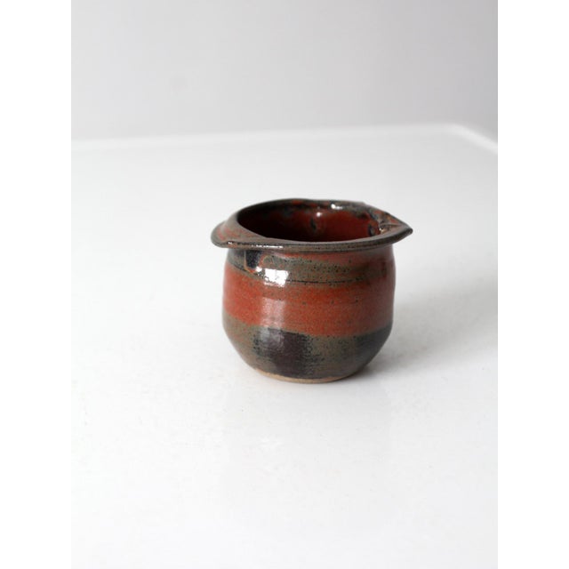 Vintage Handmade Studio Pottery Vessel For Sale - Image 10 of 15