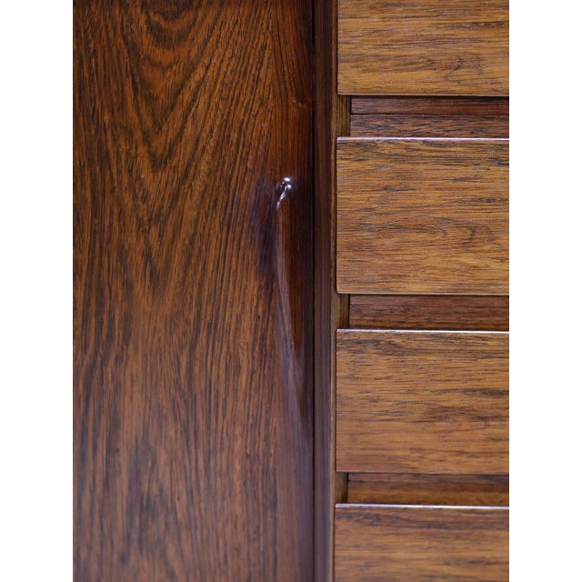 1960s Danish Highboard in Kingwood by Henry Rosengren for Brande Møbelindustri, 1960s For Sale - Image 5 of 18
