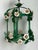 Green Vintage Floral Tole Lantern For Sale - Image 8 of 12