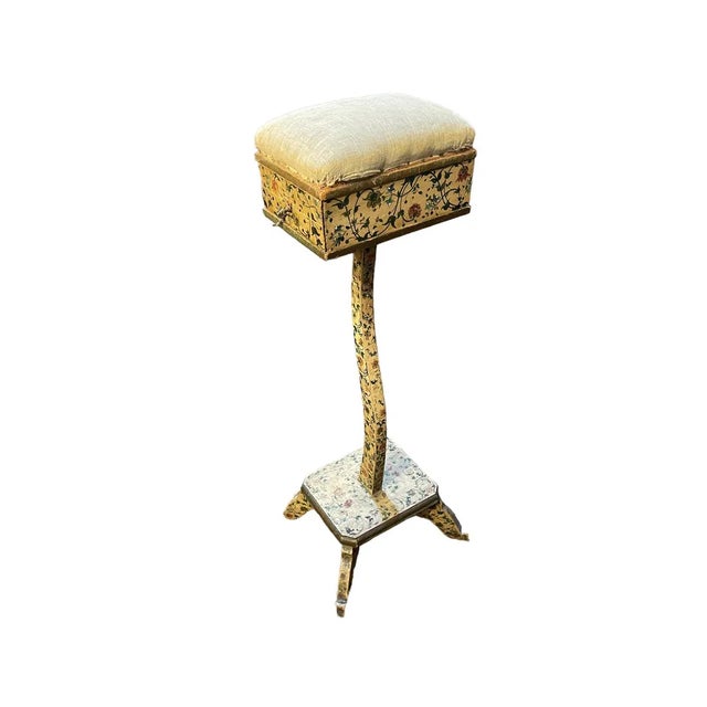 Cream Antique Venetian Pincushion, 1700s For Sale - Image 8 of 13