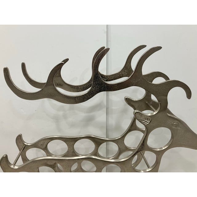 1990s Reindeer Wine Rack For Sale - Image 4 of 7