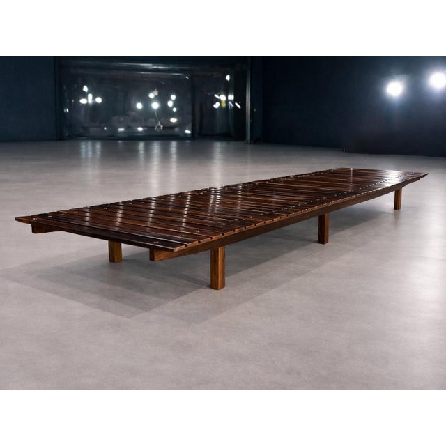 Designed in 1958 by Sérgio Rodrigues (1927–2014) and produced by Oca, the iconic Mucki bench is a landmark of Brazilian...