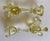 Pair of Depression Era Heisey Empress Sahara Yellow Glass Dolphin-Toe Candlesticks For Sale - Image 10 of 11