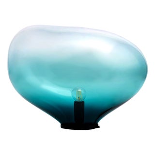 Sedna Petrol L Table Lamp by Simone Lueling for Eloa For Sale