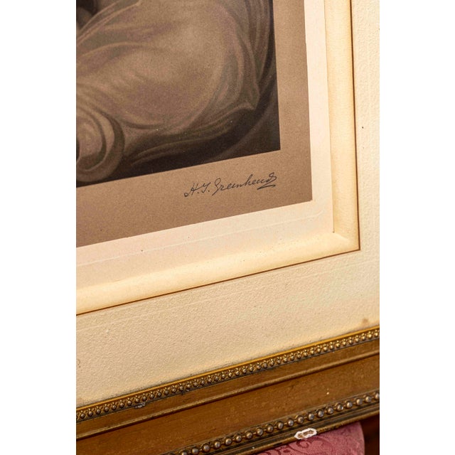 19th Century Henry Thomas Greenhead Signed Mezzotint Portrait of Elizabeth, Countess Grosvenor, Framed For Sale - Image 4 of 12