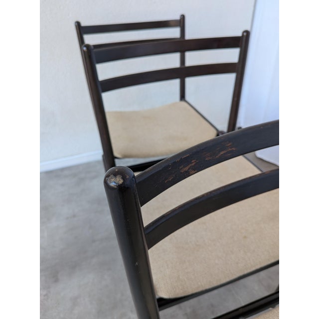 Vintage Dining Chairs in Beech Wood, 1970s, Set of 6 For Sale - Image 4 of 18