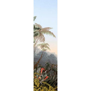 Zuber Hand Painted Wallpaper Panel #1 El Dorado For Sale