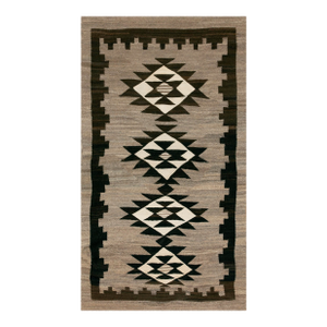 Early 20th Century American Navajo Two Grey Hills Carpet