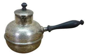 Antique Cartier Sterling Silver 301 Brandy Warmer Tea Coffee Chocolate Pot 9"