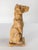 Ceramic 19th or 20th Century Egyptian Revival Faience Type Pottery Figure of a Seated Dog For Sale - Image 7 of 14