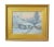 Cabin Impressionist Winter Landscape Cottage Oil Painting Including the Antiqued Gold Wood Frame For Sale - Image 3 of 8