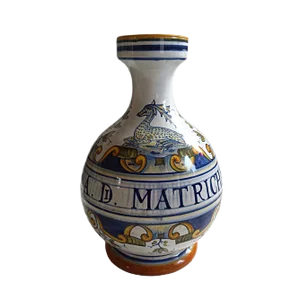 Handpainted Italian Deruta Vase