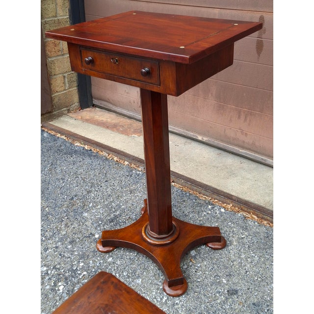 William IV Mahogany Single Drawer Side Table, Circa 1830s For Sale - Image 10 of 11