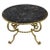 Gilt Metal Coffee Table With Grey Marble For Sale - Image 10 of 10