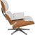 Lounge Chair with Ottoman in White Leather by Charles Eames, Set of 2 For Sale - Image 5 of 18