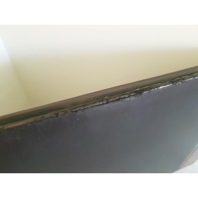 Black Mod. 920 Modular Sofas in Black Leather and Walnut by Afra & Tobia Scarpa for Cassina, 1967, Set of 2 For Sale - Image 8 of 18