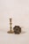 Pair of 19th Century Brass Candlesticks With Beveled Square Base For Sale - Image 4 of 5