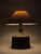 Textile White Ceramic Shade Table Lamp, 1960s For Sale - Image 7 of 8