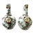 Pair of Large Chinese Famille Rose Porcelain “Nine Peaches” Vases For Sale