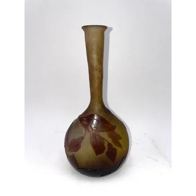 Emile Gallé: Keramik, Glas und Möbel des Émile Gallé Glass Vase | M.S. Rau
