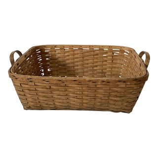 Vintage Large Shoe Basket or Wall Hanging For Sale