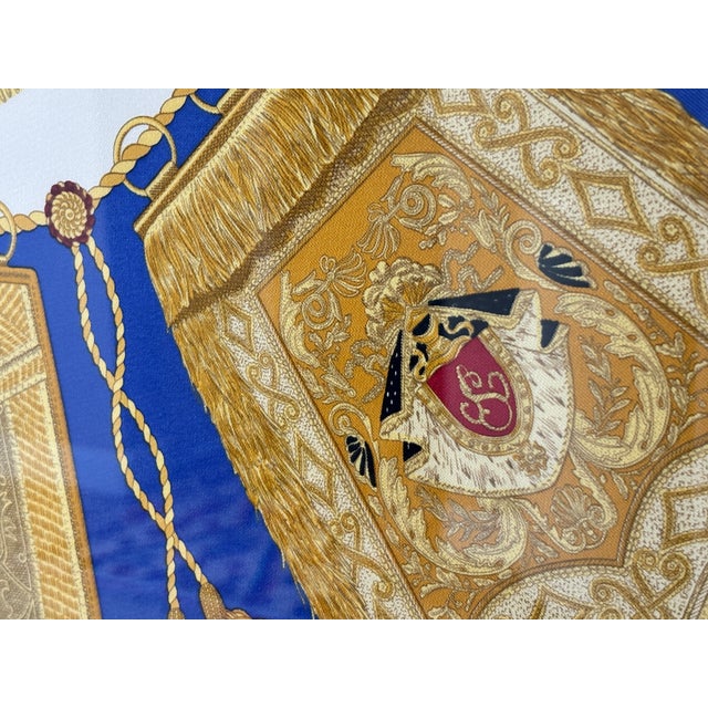 Hermès Poste Et Cavalerie Silk Scarf in Museum Acrylic Box, 1986 For Sale - Image 17 of 18
