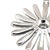 Metal 18k White Gold 13.00ctw Round Cut Diamond Sunburst Double Eschle Dangle Earrings, Pair For Sale - Image 7 of 8