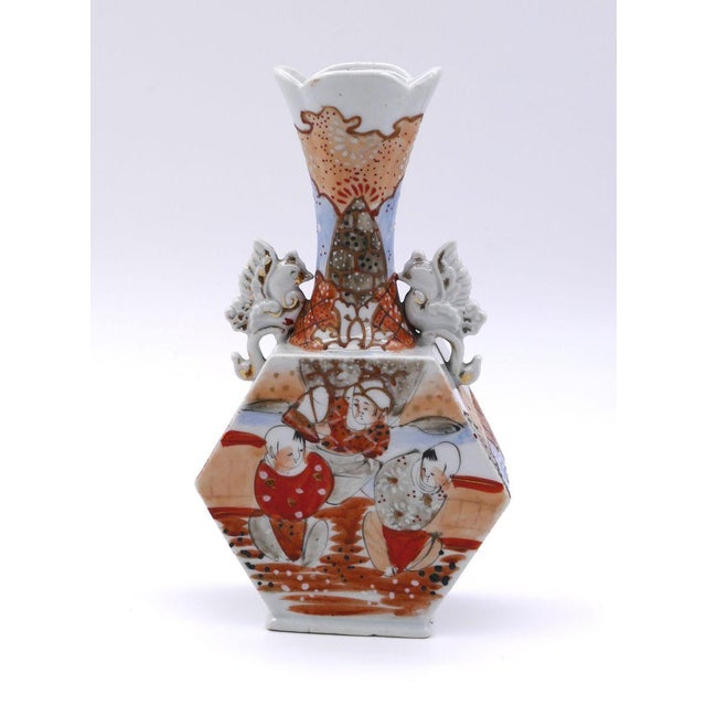 19th-Century Japanese Kutani Vases, Set of 3 For Sale - Image 5 of 18