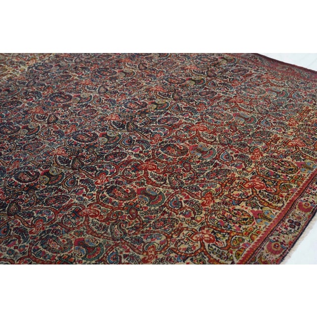 Antique Malayer 4'3'' X 6'5'' For Sale - Image 9 of 12