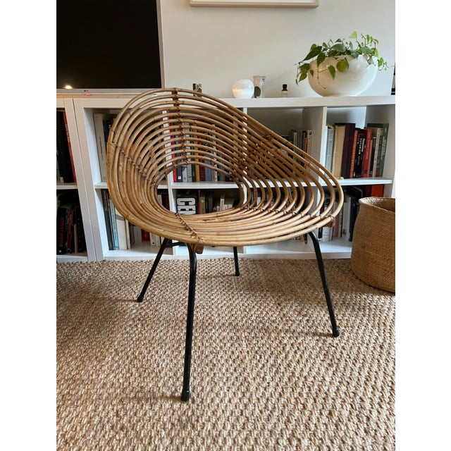 Super cool and rare Mid-Century Modern lounge chair. Been in my personal collection for 20+ years. This iconic piece is a...