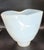 White Beautiful Antique Opaline Opalescent Glass Vase For Sale - Image 8 of 11