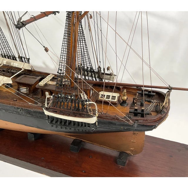 Antique Model of Clipper Ship Nightingale For Sale - Image 9 of 12