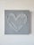 Paint Glossy Gray Heart Paitning For Sale - Image 7 of 8