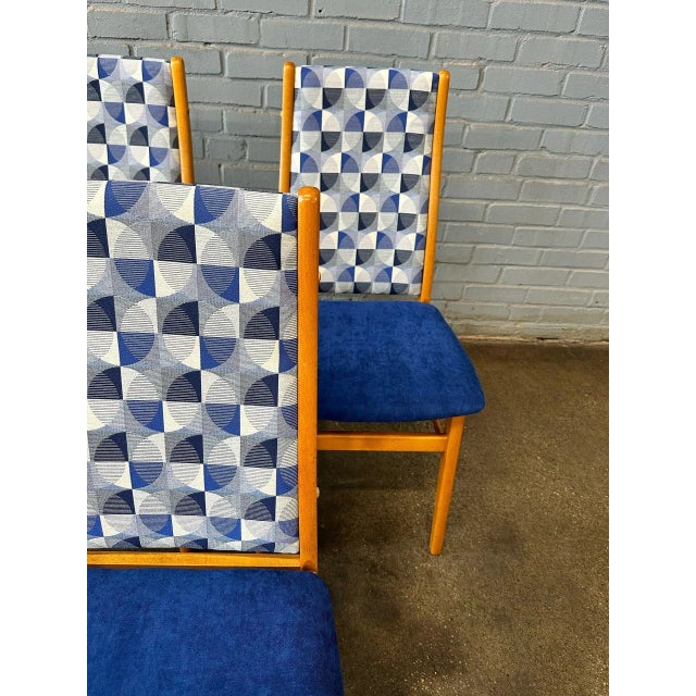 Wood Set of 6 High-Backed Dining Chairs for Farstrup, Circa 1980s For Sale - Image 7 of 10