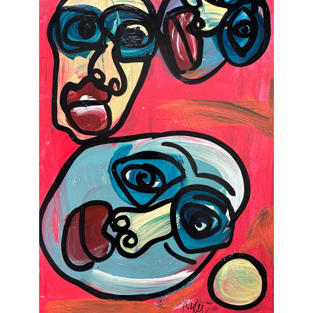 Abstract Expressionism Original Peter Keil Painting - Junge Wilde Collection For Sale - Image 3 of 5