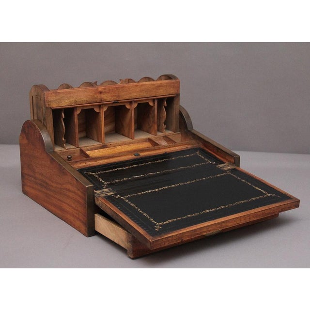 Antique Camphor Wood Writing Slope, 1840s For Sale - Image 4 of 14