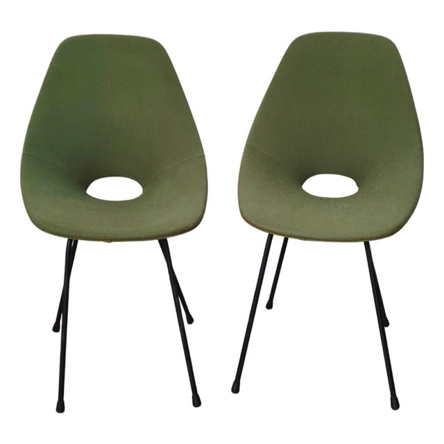 Medea Chairs by Vittorio Nobili for Fratelli Tagliabue, 1950s, Set of 2 For Sale