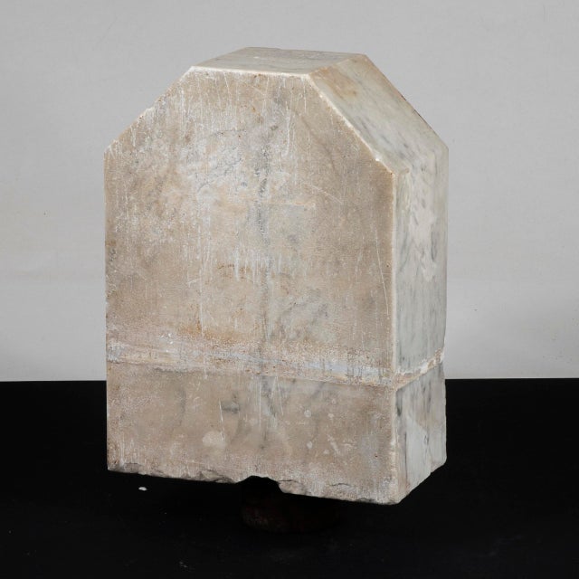 White Stone Bowl or Water Vase For Sale - Image 8 of 18