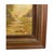 1970s Vintage Framed Rural Landscape Painting on Canvas Board, Signed g.e.k. For Sale - Image 5 of 10