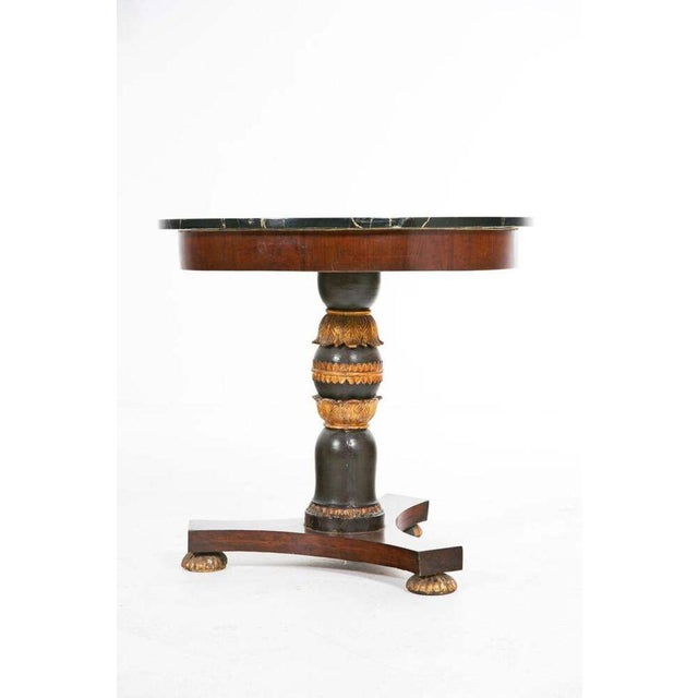 Louis Philippe Marble Top Gueridon Table For Sale - Image 4 of 10