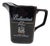 Vintage Black Barware Water Pitcher for Ballantine's 1980's For Sale