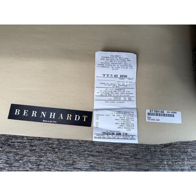 Bernhardt Tara Swivel Arm Chair - A Pair For Sale - Image 12 of 14