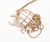 Chanel Chanel Gold CC Crystal Letter Birdcage Pendant Necklace For Sale - Image 4 of 5