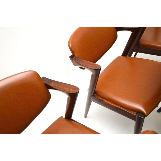 1960s Vintage Danish Dining Chairs, 1960s, Set of 6 For Sale - Image 5 of 13