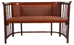 Antique Bentwood Settee by Josef Hoffmann for Thonet