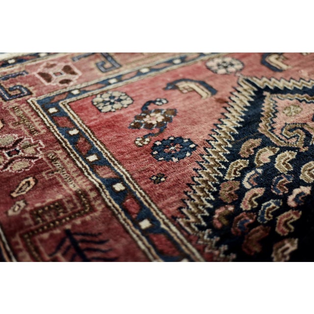 Textile Vintage Hand-Woven Oriental Rug in Wool, 1960s For Sale - Image 7 of 18